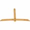 Ekena Millwork Bellingham Rough Sawn Timber Gable Bracket, Western Red Cedar, 96"W x 60"H x 2"D x 6"F, 15/12 Pitch GBW096X60X0206BEL00RWR - alternate 3